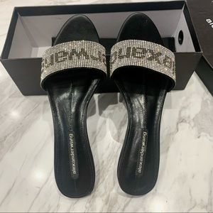 Alexander Wang 2.5 cm diamond logo heels